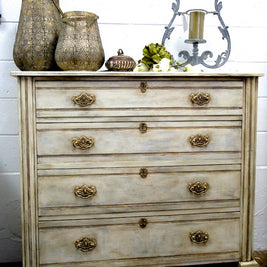 Not For Sale - Commissioned Dresser in a two colour distressed finish