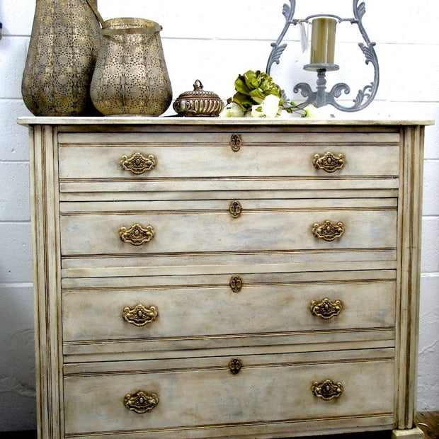 Not For Sale - Commissioned Dresser in a two colour distressed finish