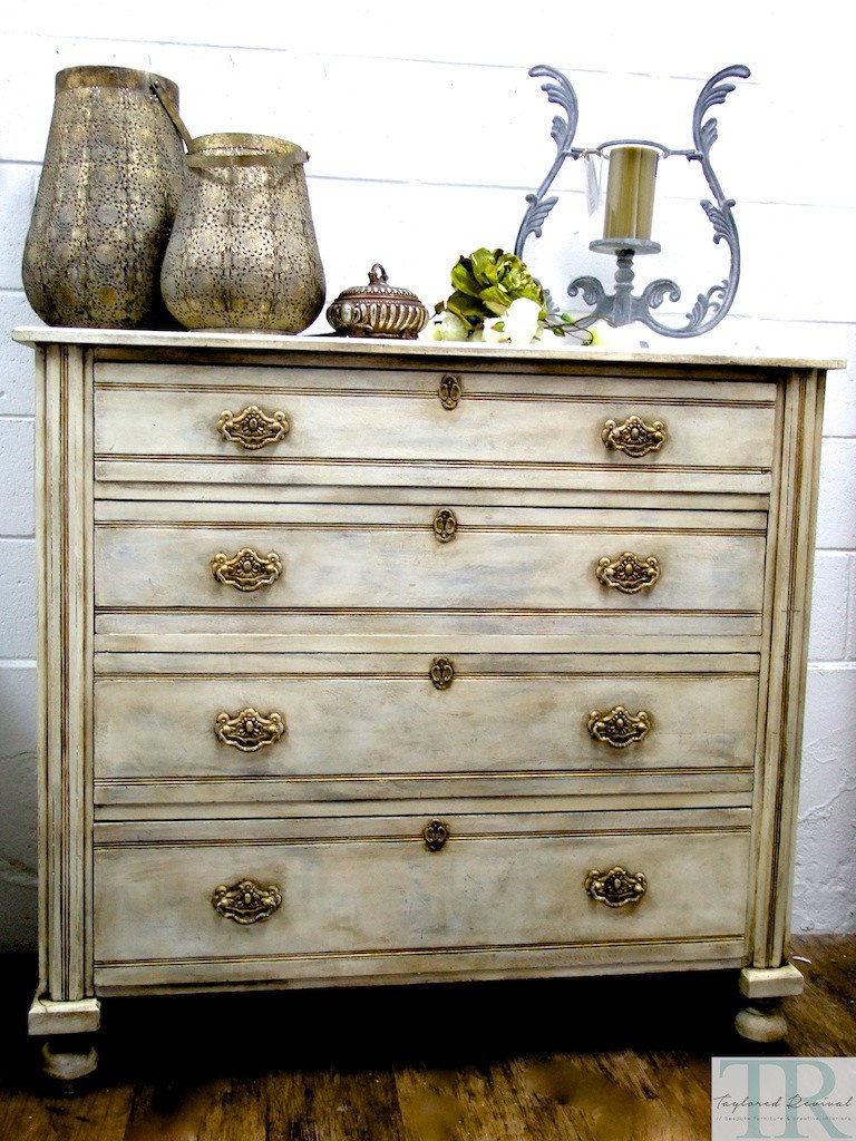 Not For Sale - Commissioned Dresser in a two colour distressed finish