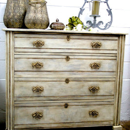 Not For Sale - Commissioned Dresser in a two colour distressed finish