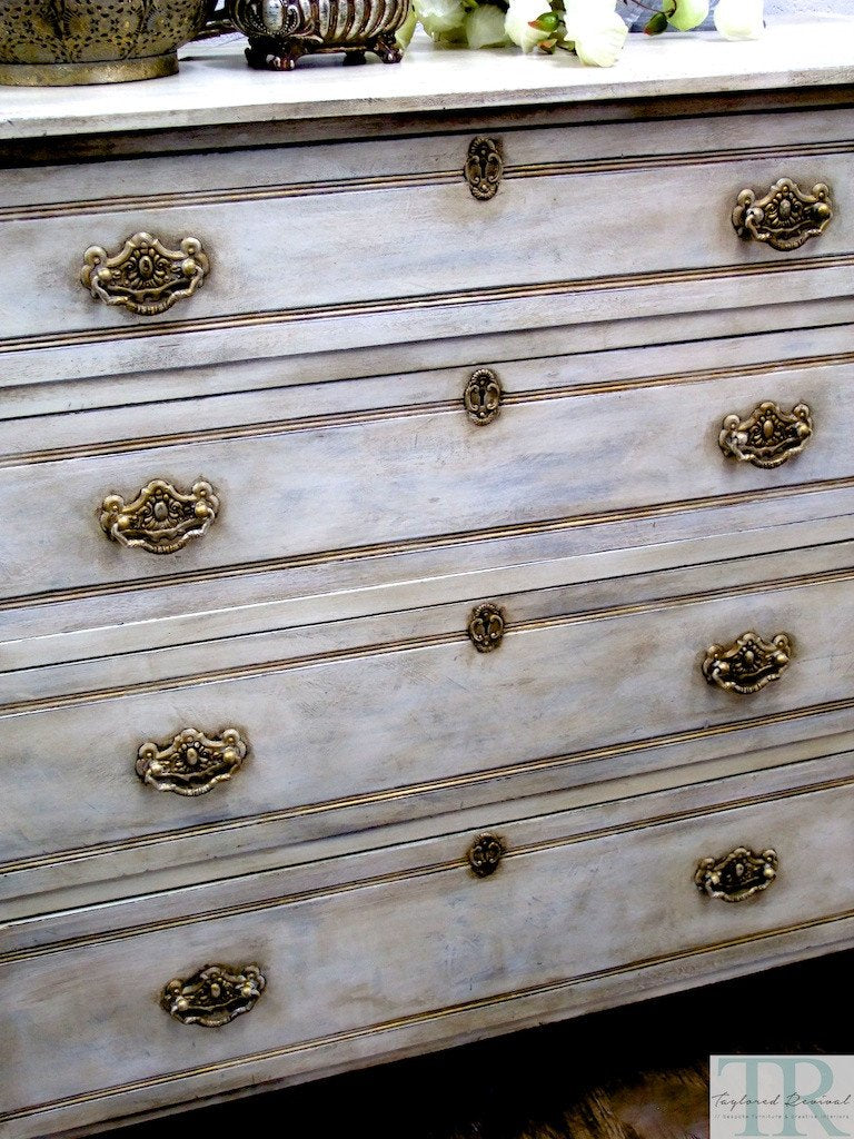 Not For Sale - Commissioned Dresser in a two colour distressed finish