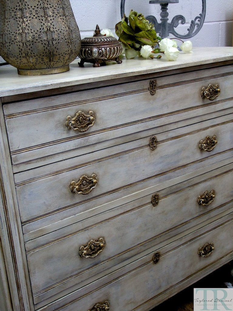 Not For Sale - Commissioned Dresser in a two colour distressed finish