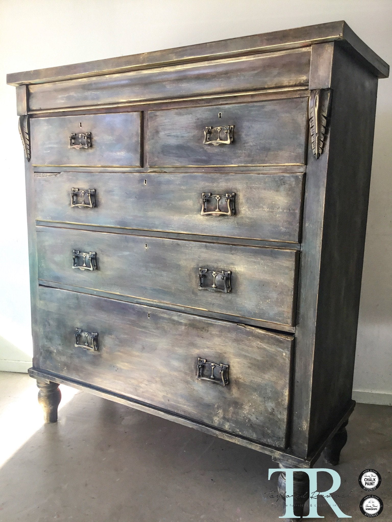 Not For Sale - Margot: Bespoke hand painted set of drawers