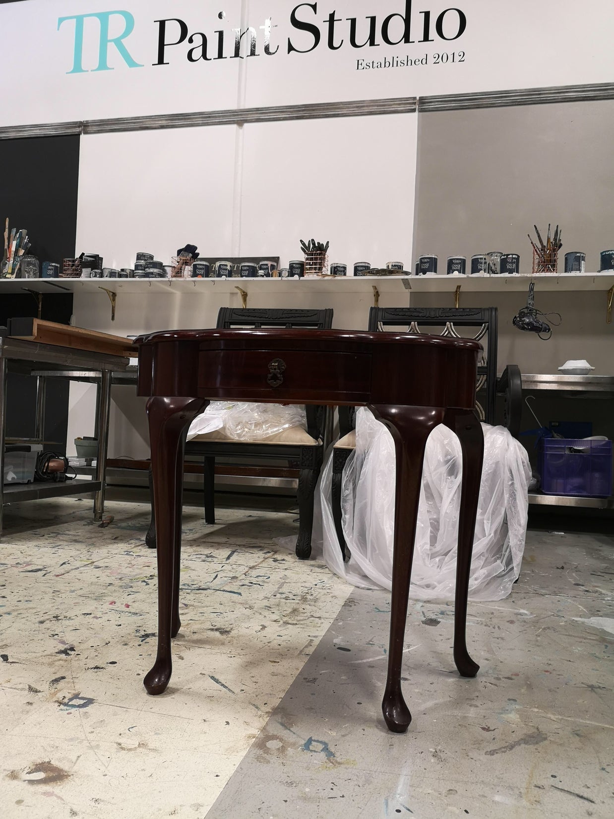 Not For Sale - Commissioned Half Round Table