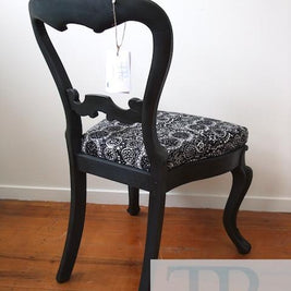 Not For Sale - Genevieve: hand painted victorian chair with marimekko