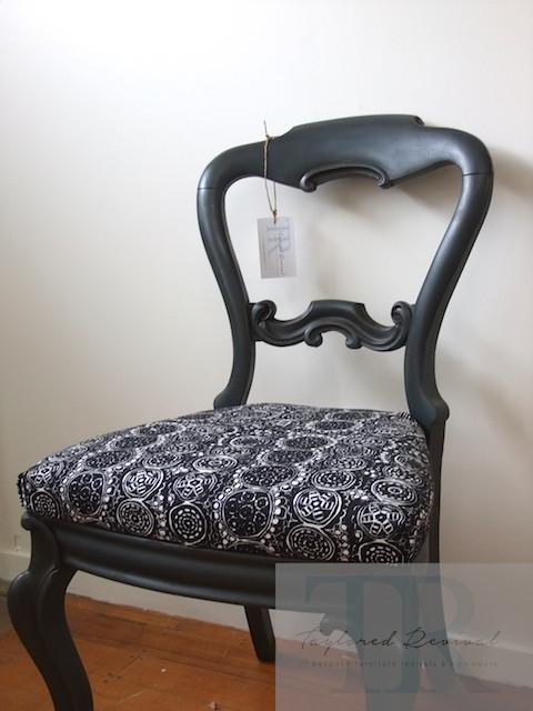 Not For Sale - Genevieve: hand painted victorian chair with marimekko