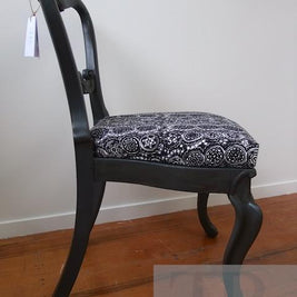 Not For Sale - Genevieve: hand painted victorian chair with marimekko