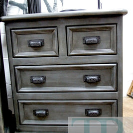 Not For Sale - Commissioned Bedroom suite in Graphite with French Linen wash