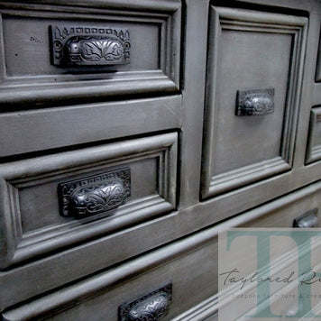 Not For Sale - Commissioned Bedroom suite in Graphite with French Linen wash