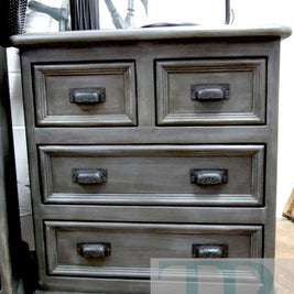 Not For Sale - Commissioned Bedroom suite in Graphite with French Linen wash