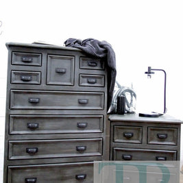 Not For Sale - Commissioned Bedroom suite in Graphite with French Linen wash