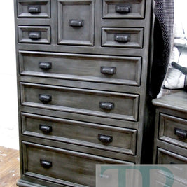 Not For Sale - Commissioned Bedroom suite in Graphite with French Linen wash