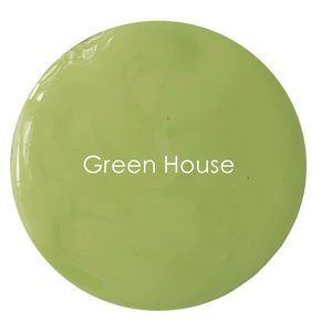 Warm soft green matte wall paint – Green House detail