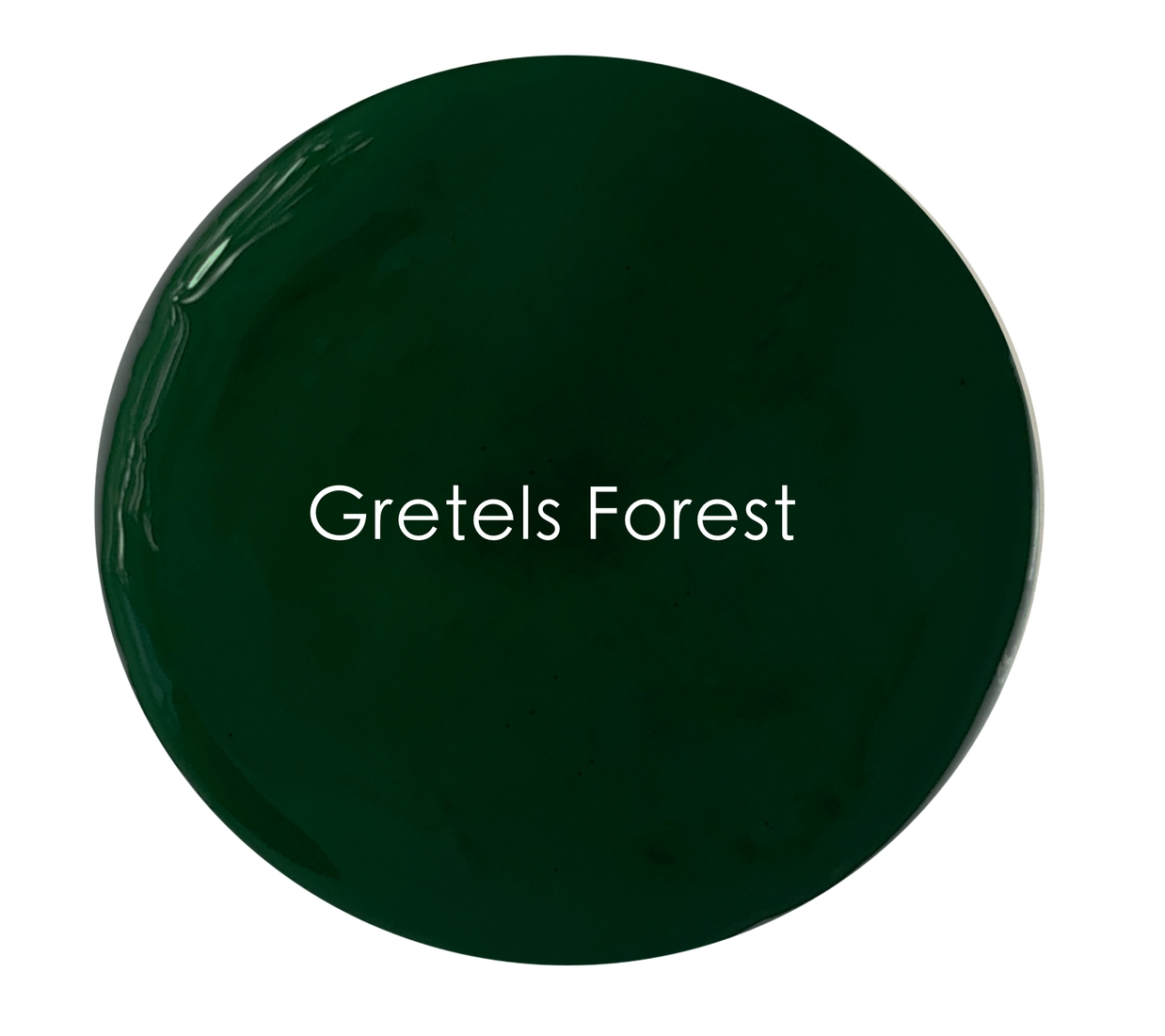 Gretel’s Forest chalk paint swatch – rich dark green