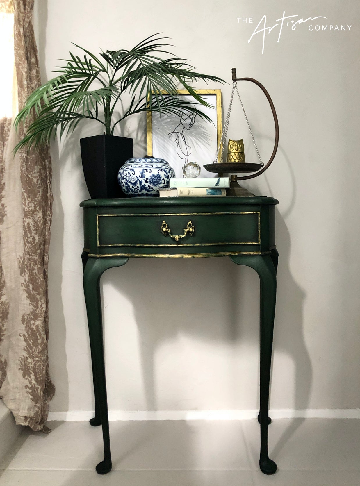 Not For Sale - Small hall table in Artisan Gretel's Forest