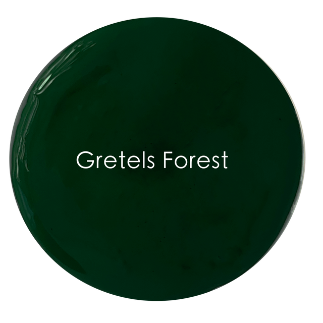 Gretel’s Forest paint tin – tropical dark green Velvet Luxe by The Artisan Company