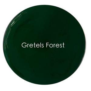 Gretel’s Forest chalk paint swatch – rich dark green