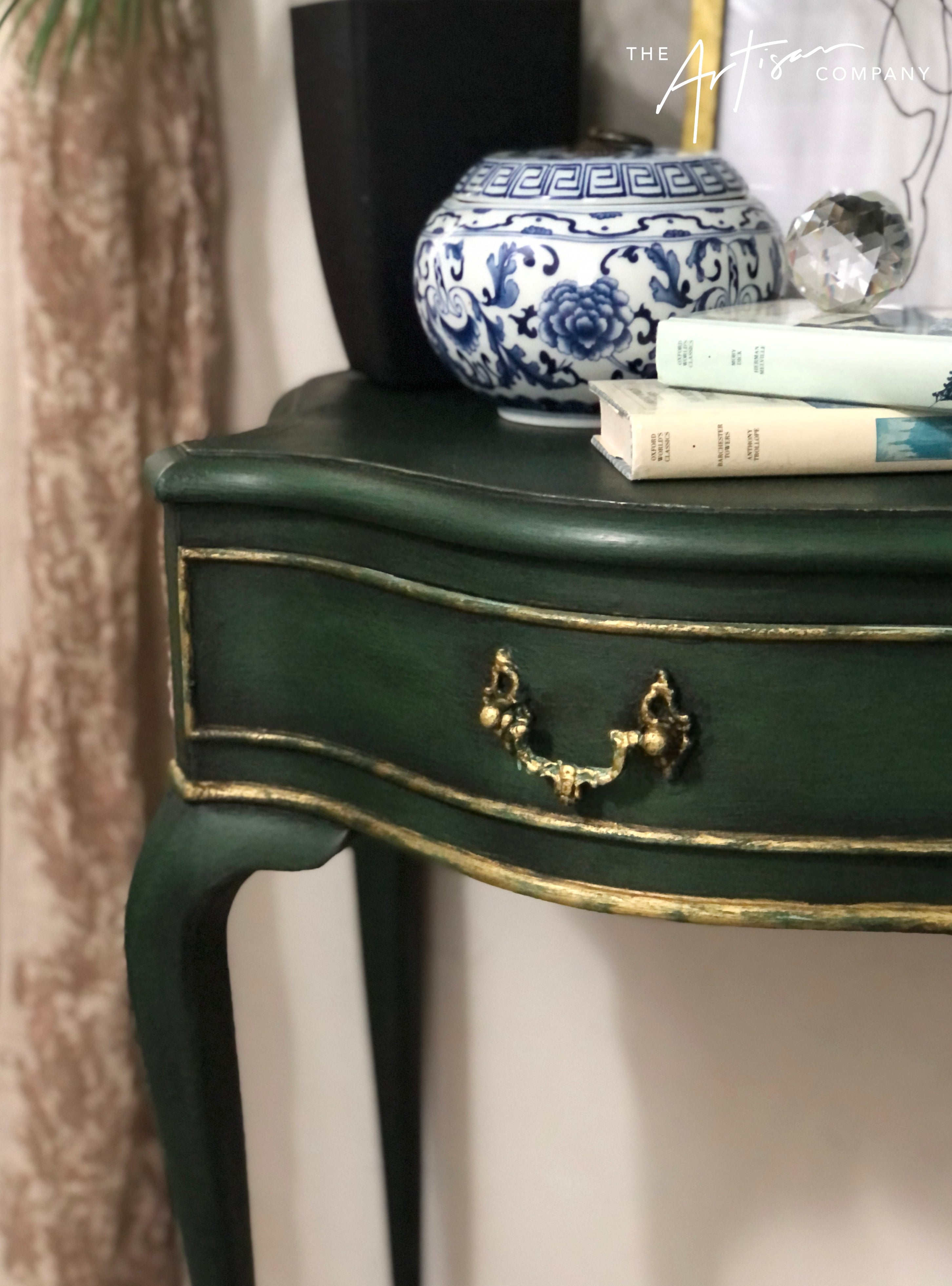 Not For Sale - Small hall table in Artisan Gretel's Forest