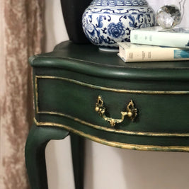 Not For Sale - Small hall table in Artisan Gretel's Forest