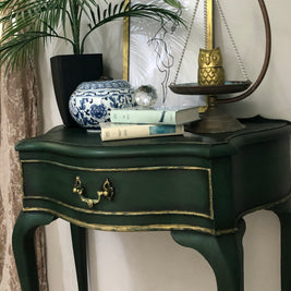 Not For Sale - Small hall table in Artisan Gretel's Forest