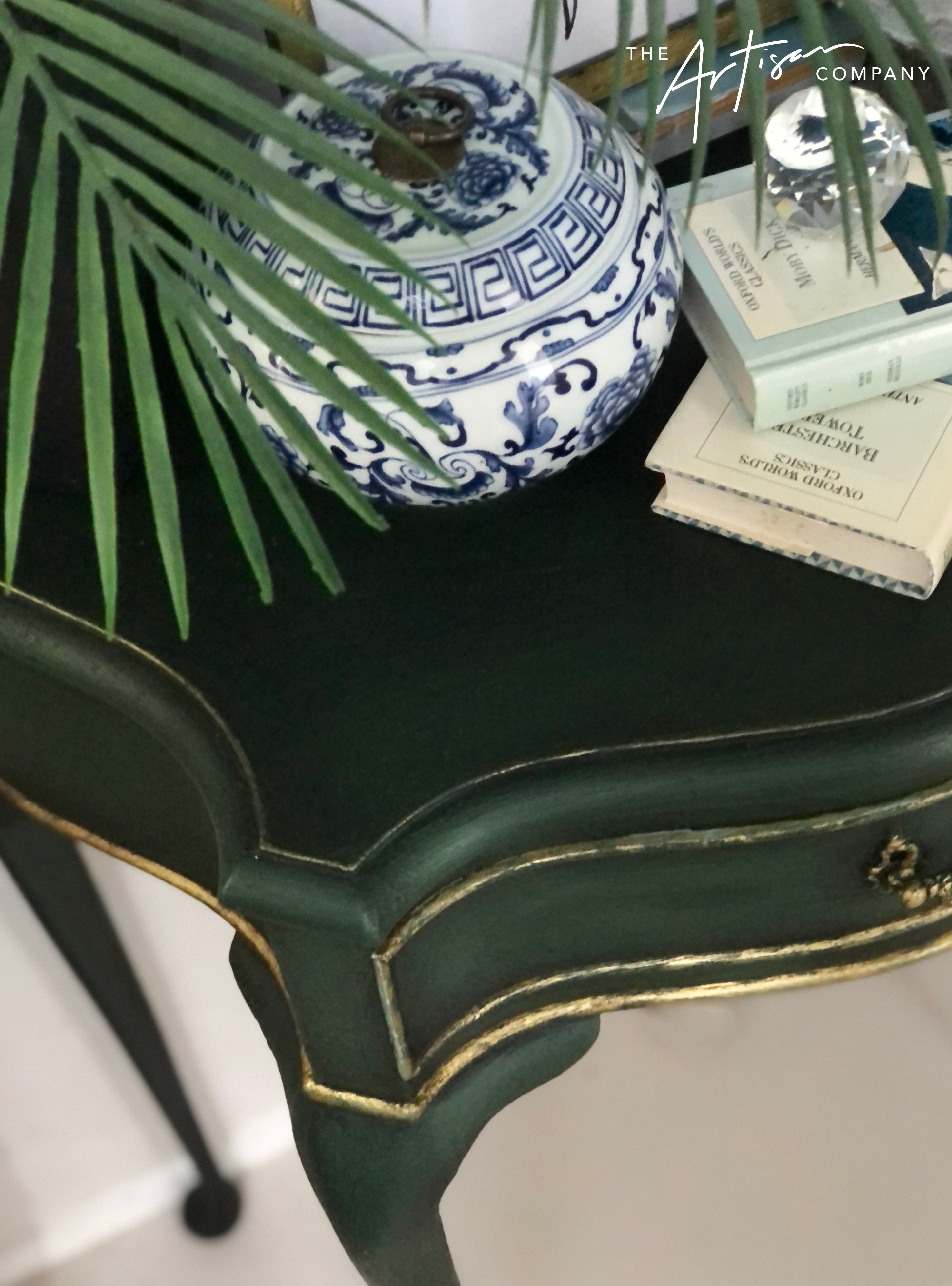 Not For Sale - Small hall table in Artisan Gretel's Forest