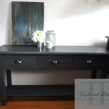 Not For Sale - Commissioned Hall Table in Graphite