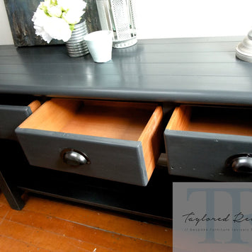 Not For Sale - Commissioned Hall Table in Graphite