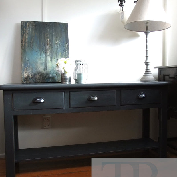 Not For Sale - Commissioned Hall Table in Graphite