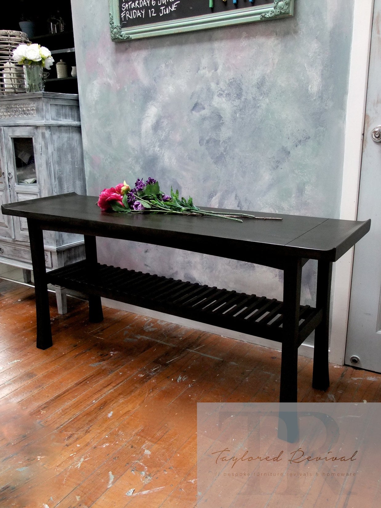 Not For Sale - Commissioned hall table in Graphite