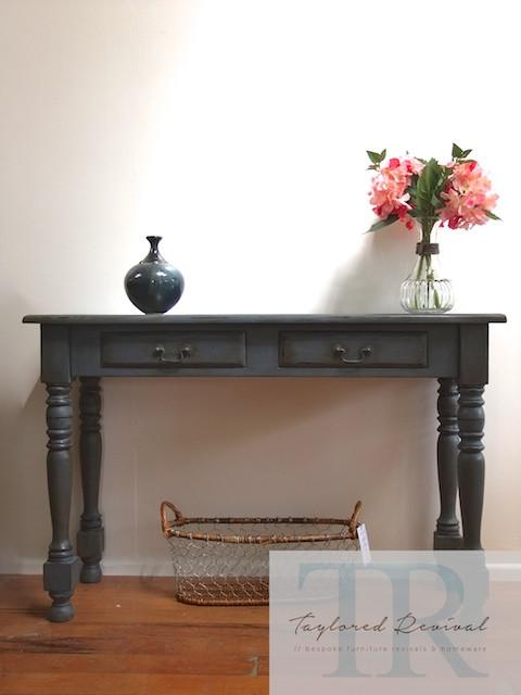 Not For Sale - Harper: Custom blended grey blue hall table