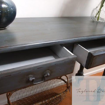 Not For Sale - Harper: Custom blended grey blue hall table