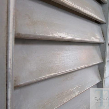 Not For Sale - commissioned headboard shutters