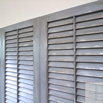 Not For Sale - commissioned headboard shutters