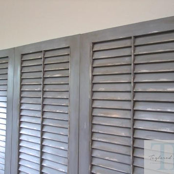 Not For Sale - commissioned headboard shutters