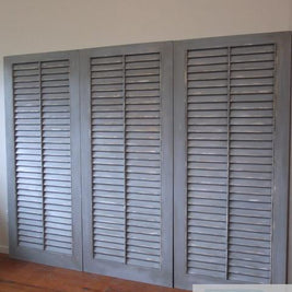 Not For Sale - commissioned headboard shutters