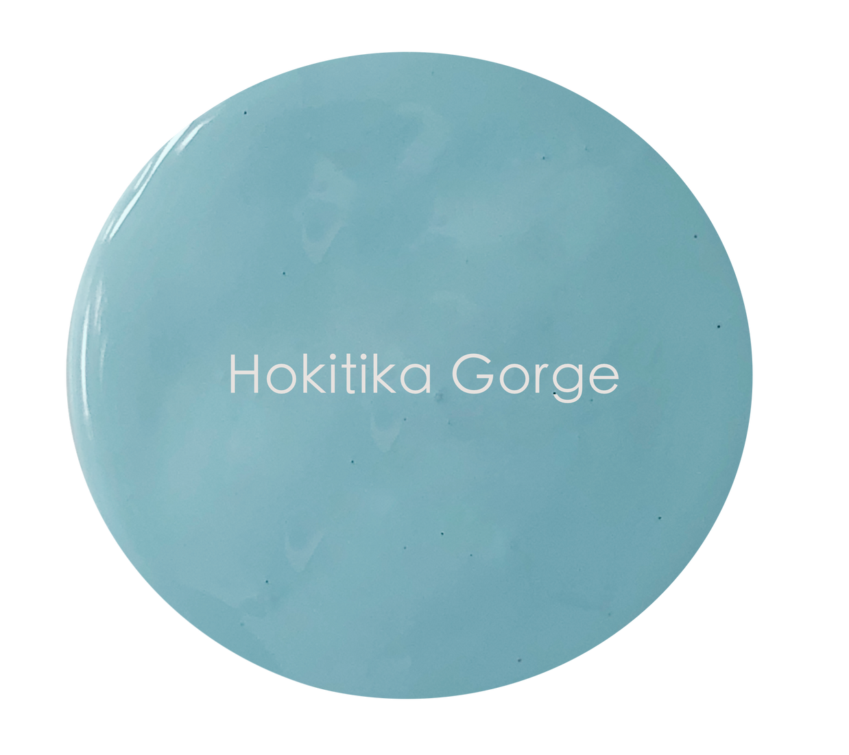 Soft uplifting blue matte wall paint – Hokitika Gorge detail