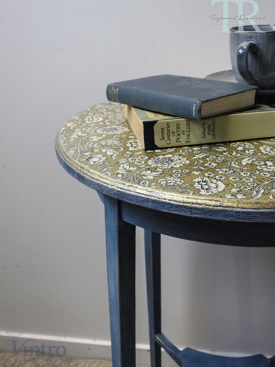 Not For Sale - Decoupaged Side Table