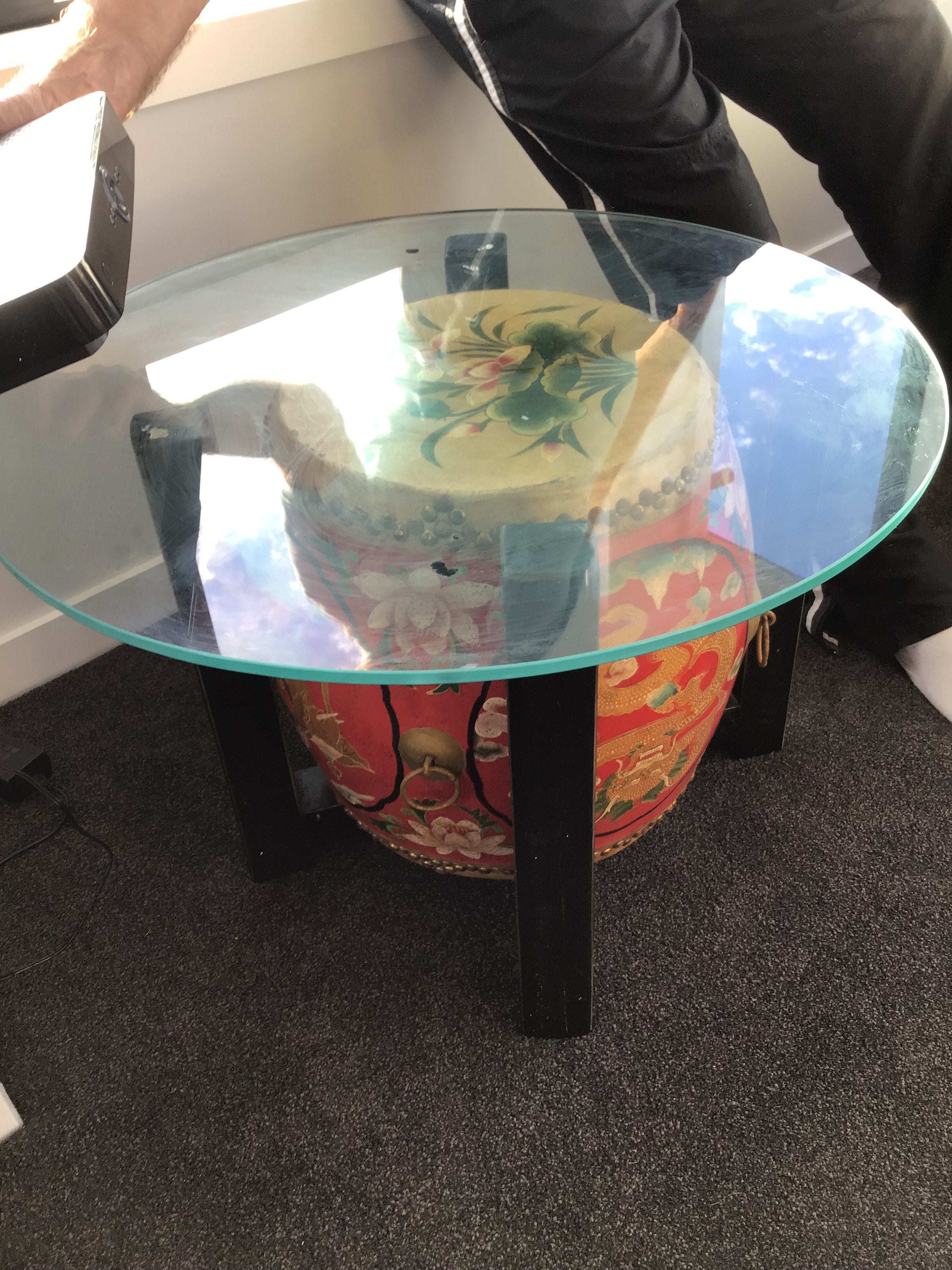 Not For Sale - Commissioned Table and Drum