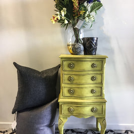 Not For Sale - Kiera: English Yellow small set of drawers