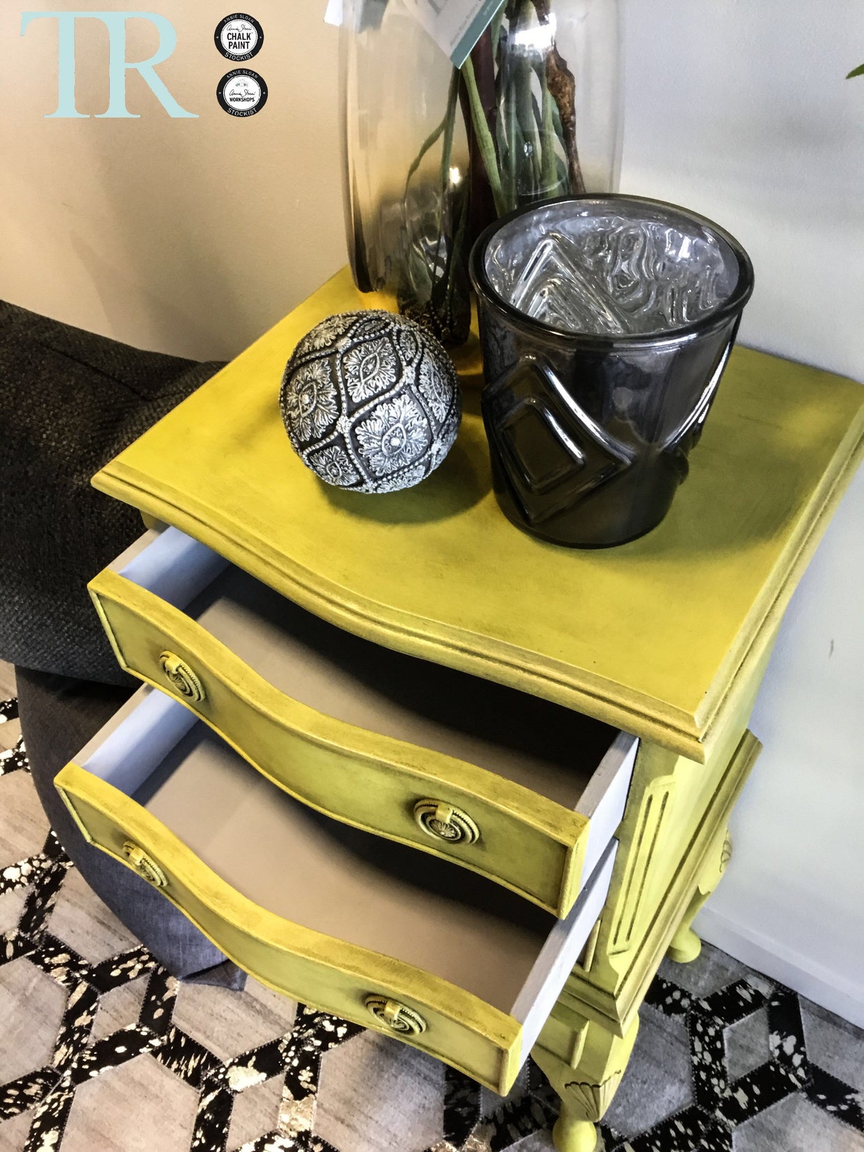 Not For Sale - Kiera: English Yellow small set of drawers