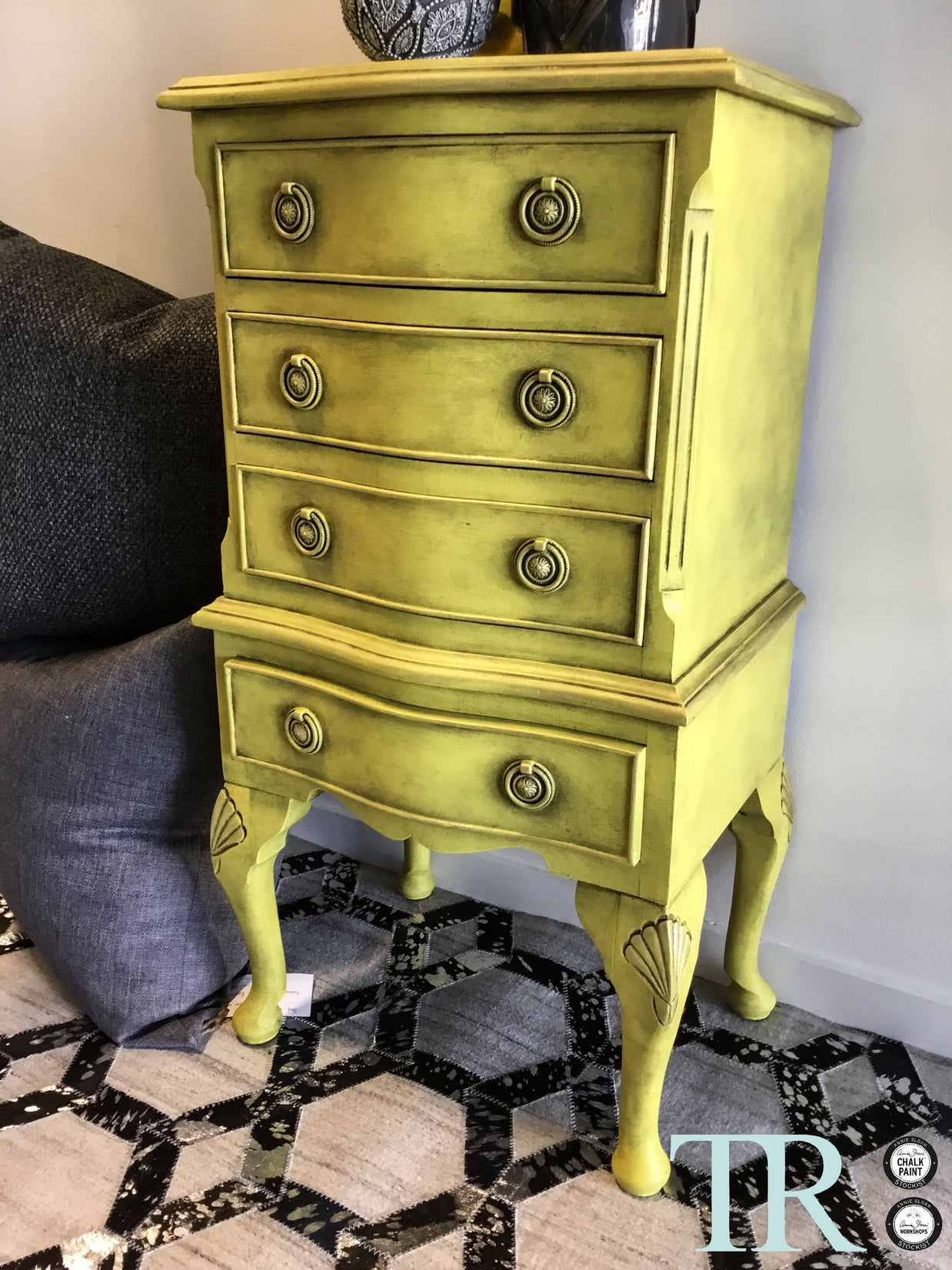 Not For Sale - Kiera: English Yellow small set of drawers