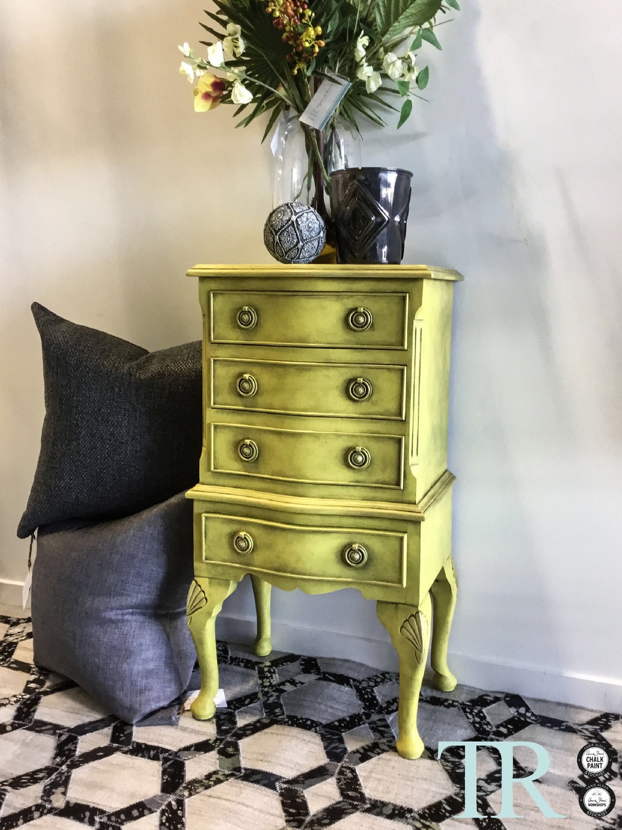 Not For Sale - Kiera: English Yellow small set of drawers