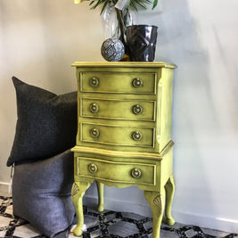 Not For Sale - Kiera: English Yellow small set of drawers