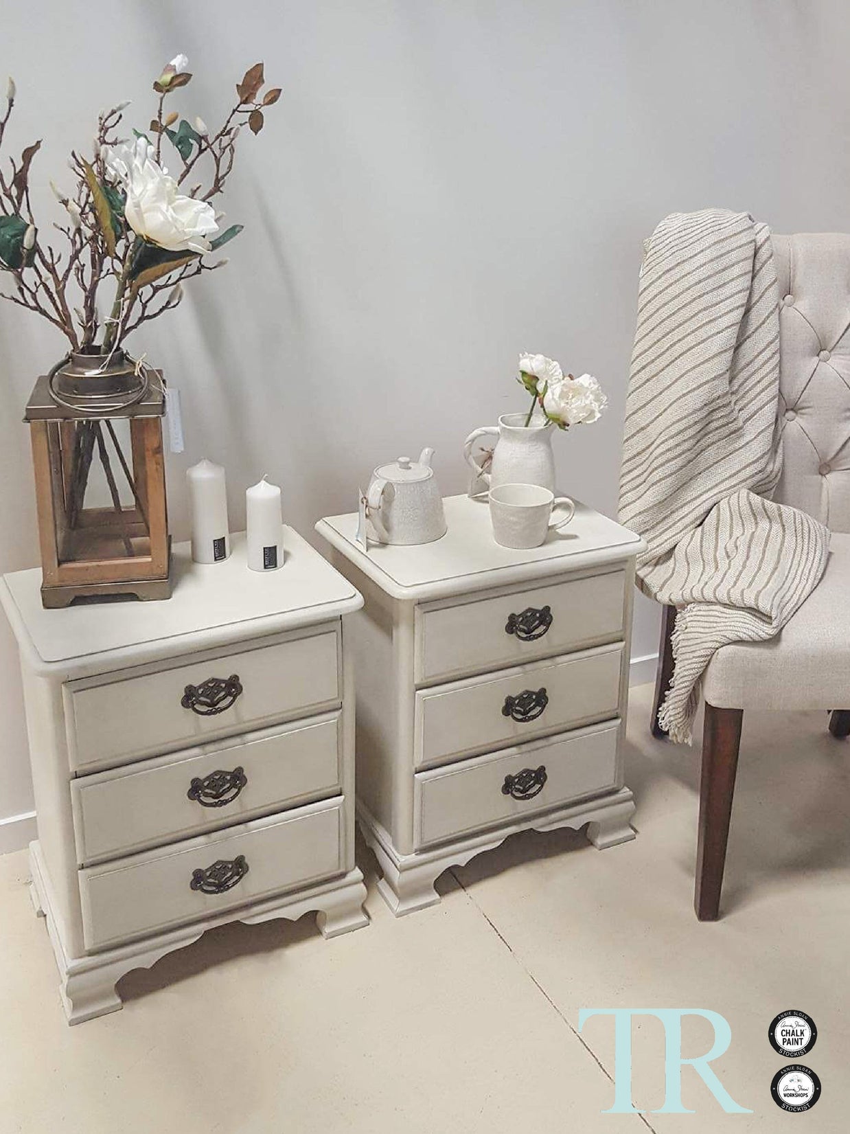 Not For Sale - Commissioned Bedroom furniture in custom mixed Old White