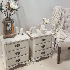 Not For Sale - Commissioned Bedroom furniture in custom mixed Old White