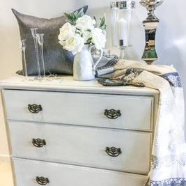 Not For Sale - Commissioned Bedroom furniture in custom mixed Old White