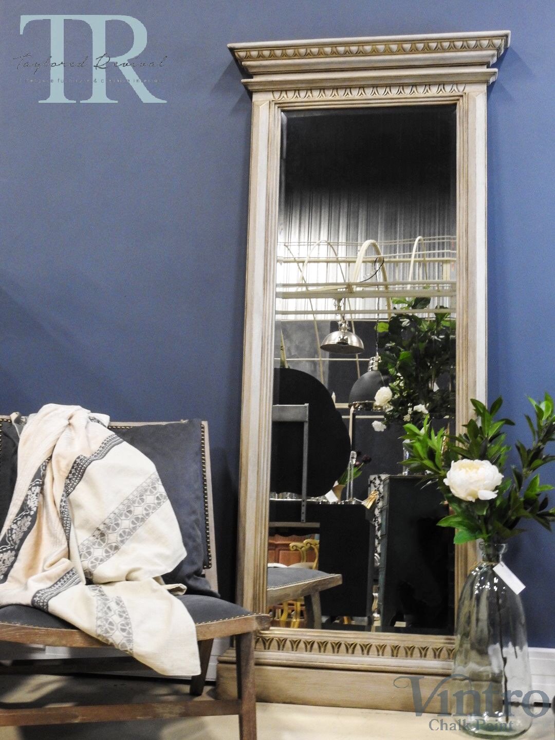 Not For Sale - Talia: Freestanding solid wood french style mirror