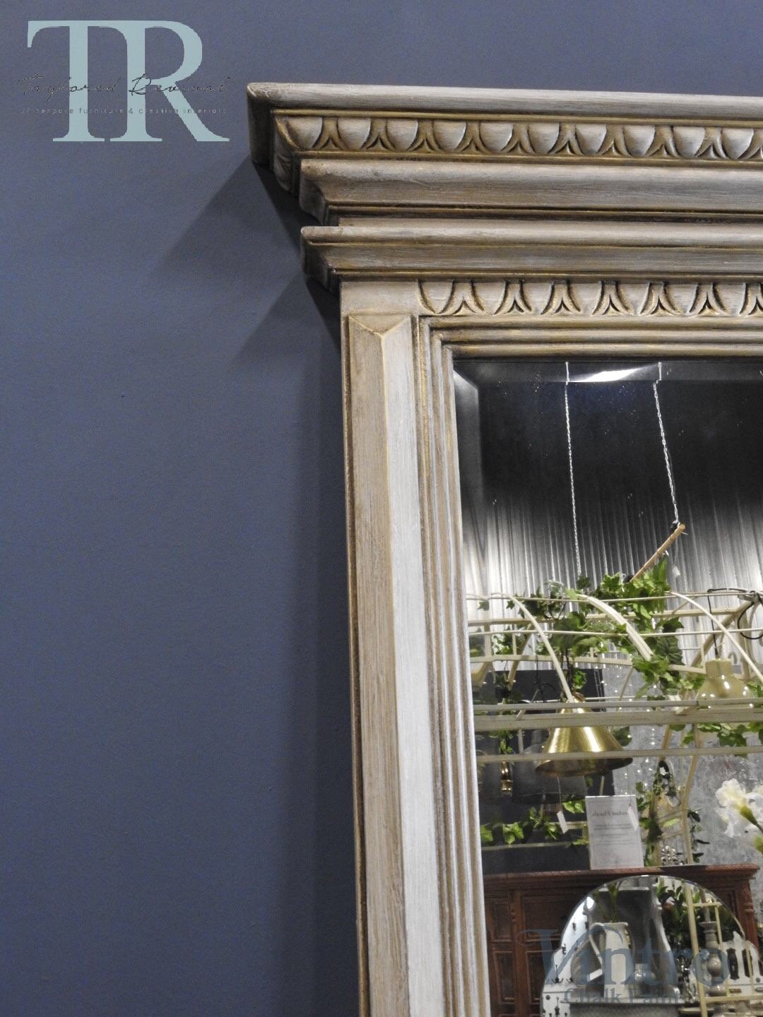 Not For Sale - Talia: Freestanding solid wood french style mirror
