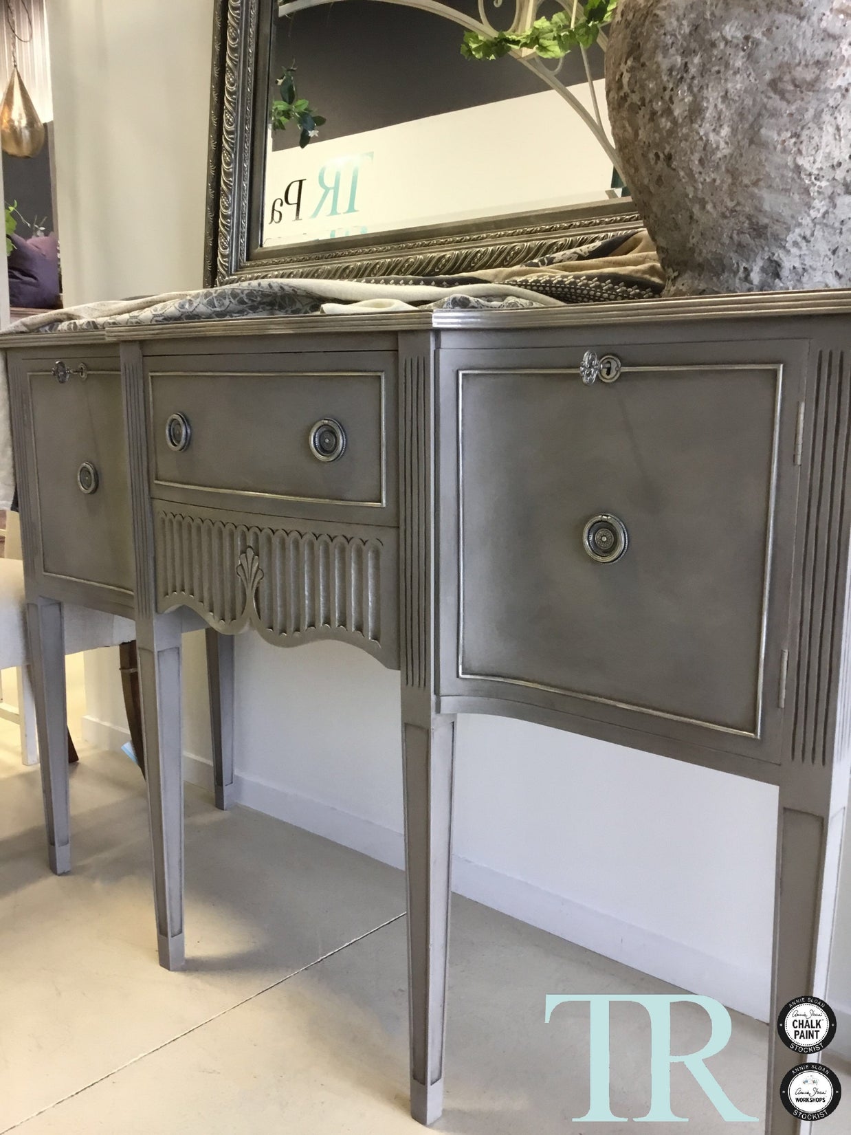 Not For Sale - Commissioned Sideboard and Mirror