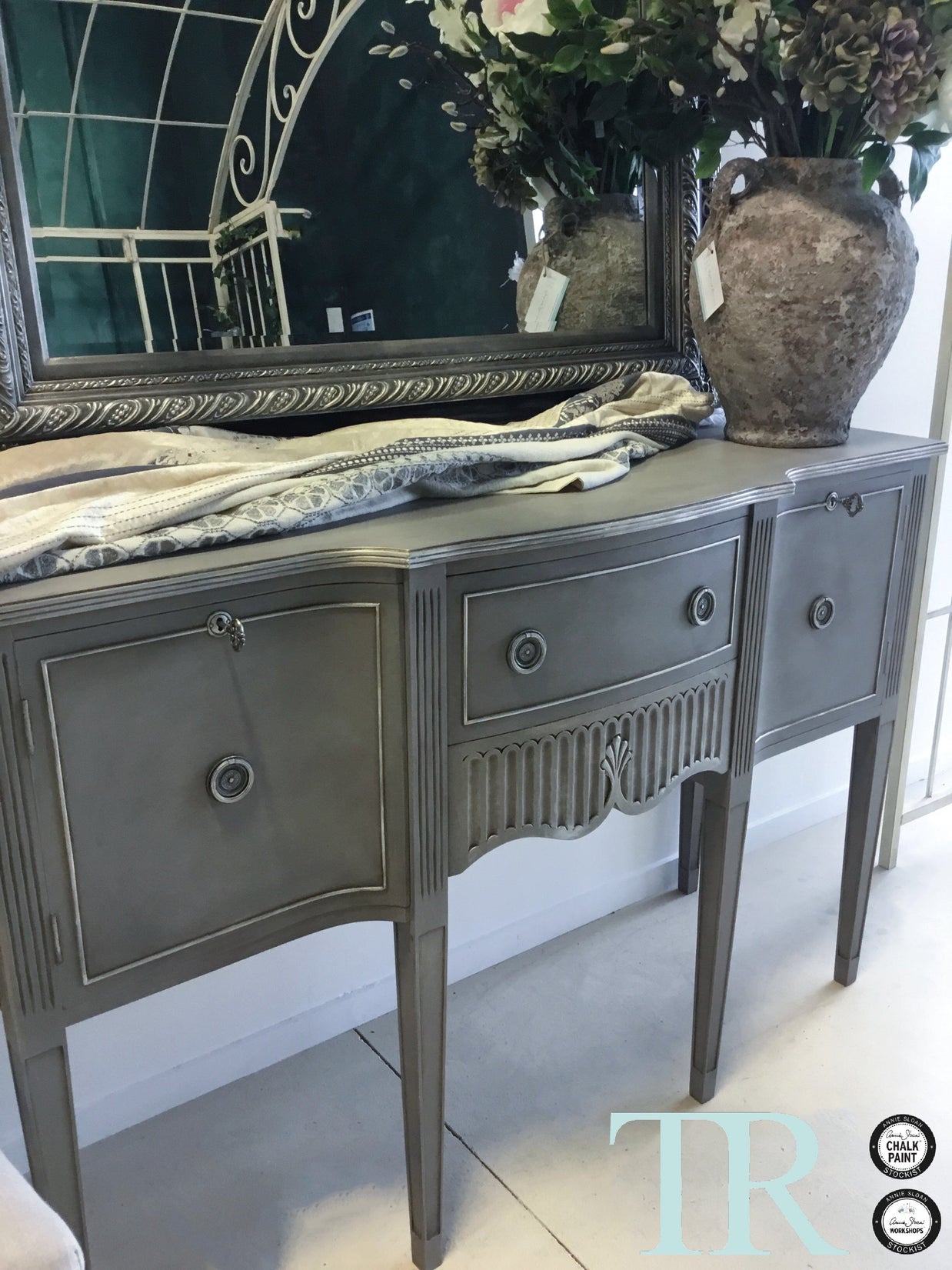 Not For Sale - Commissioned Sideboard and Mirror